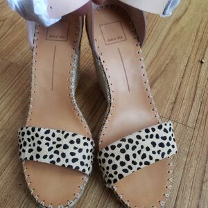 Dolce Vita Leopard Print Wedges